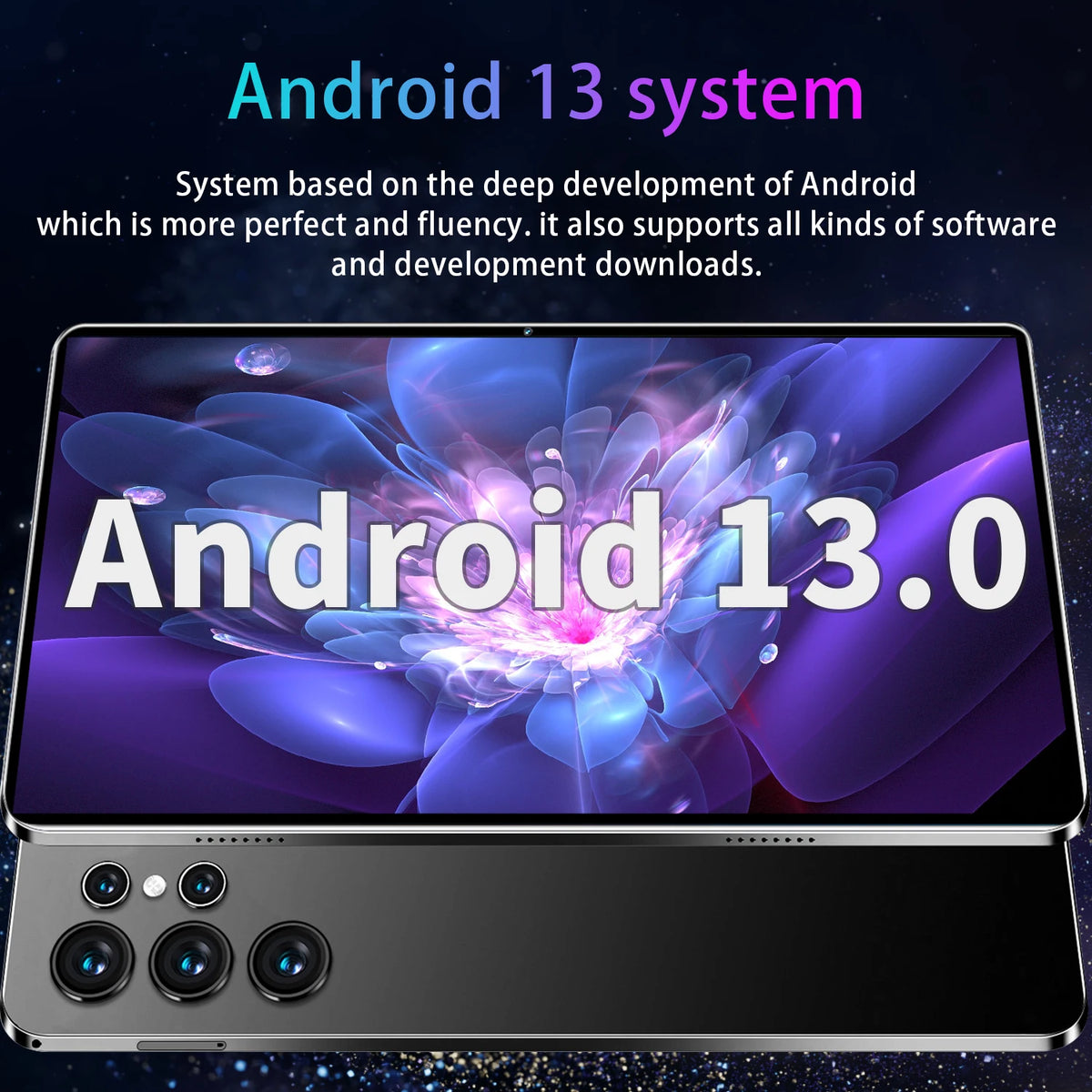 Tablette Android 13 10,36" 2K IPS 10 Cœurs 1 To