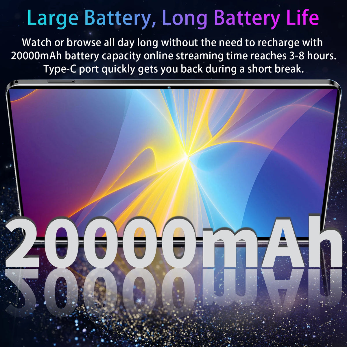 Tablette Android 13 10,36" 2K IPS 10 Cœurs 1 To