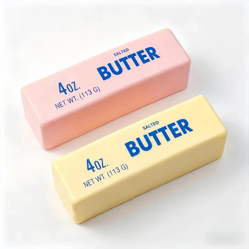 Jouet Anti-Stress Bâton de Beurre Squishy à Rebond Lent