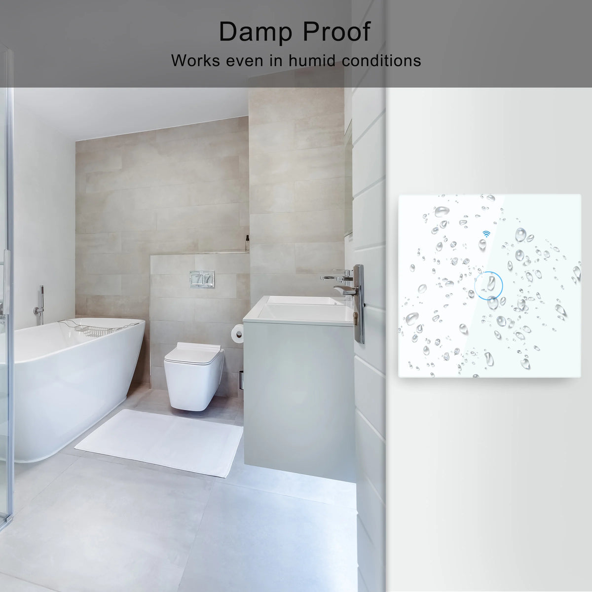 Interrupteur Mural WiFi Tactile Tuya Smart Life Alexa