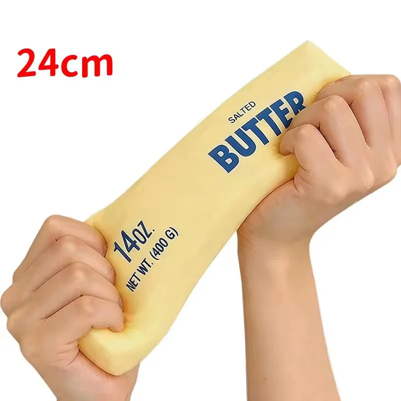 F 24cm Couleur Jouet Anti-Stress Bâton de Beurre Squishy à Rebond Lent
