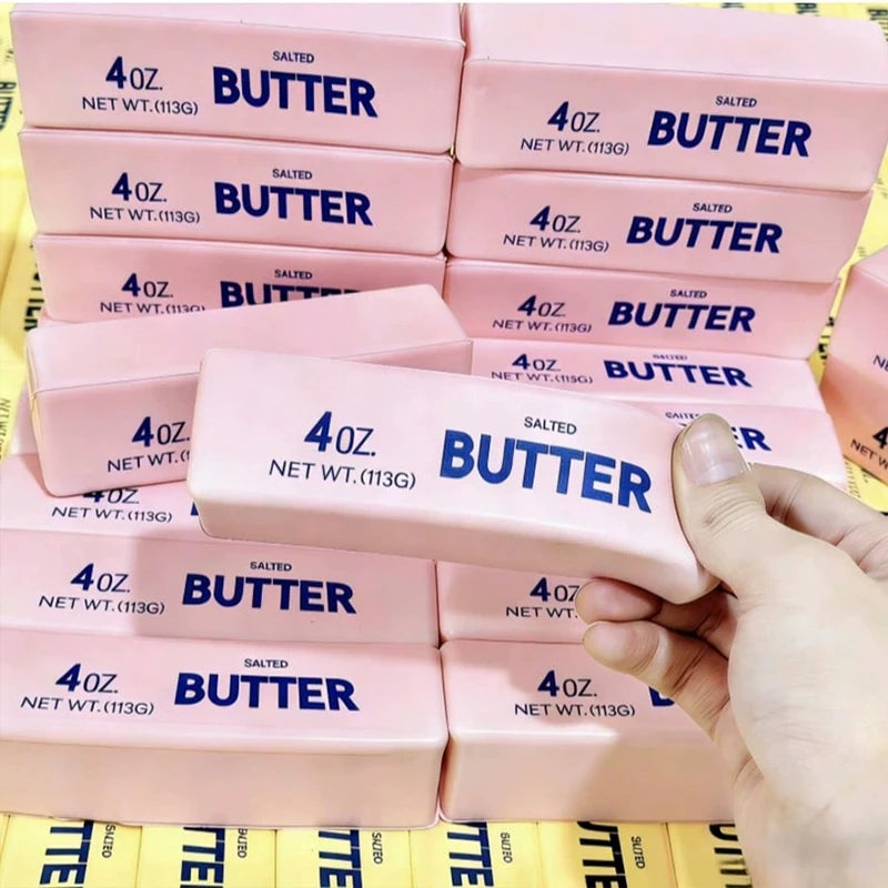 Jouet Anti-Stress Bâton de Beurre Squishy à Rebond Lent