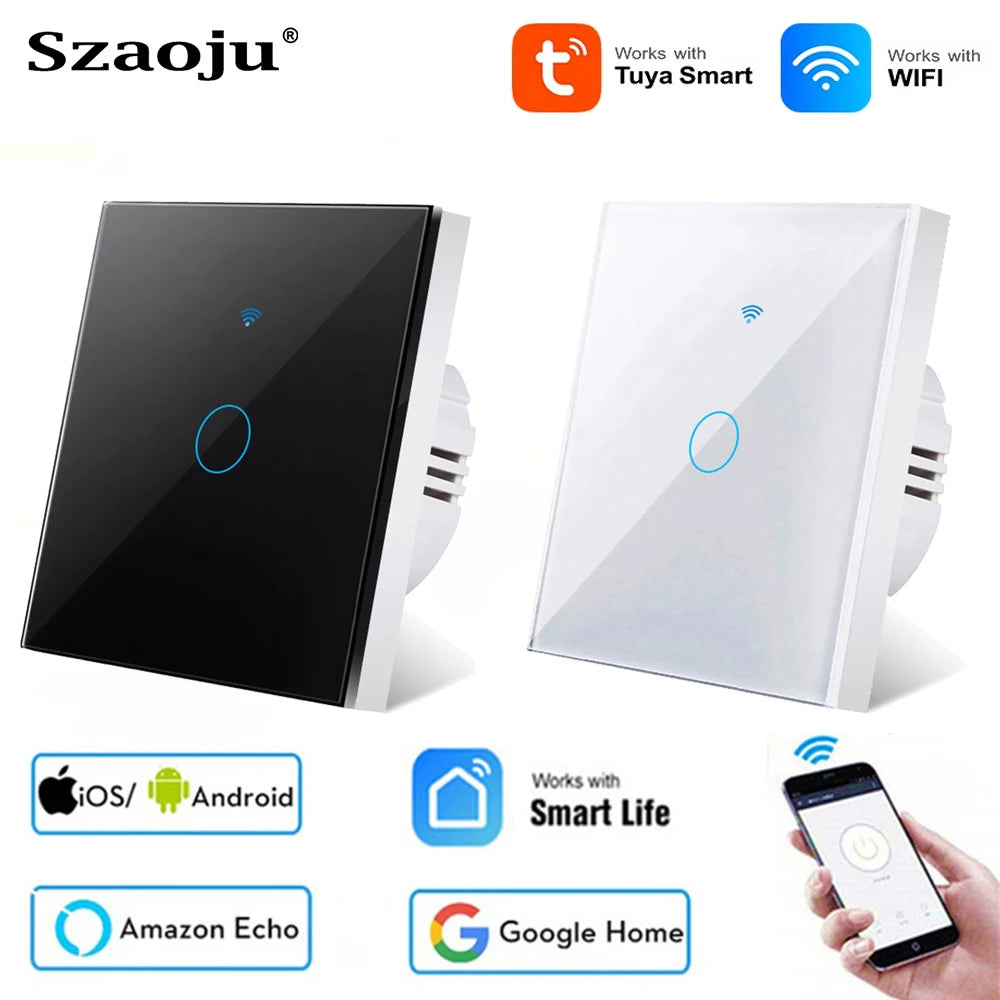 Interrupteur Mural WiFi Tactile Tuya Smart Life Alexa